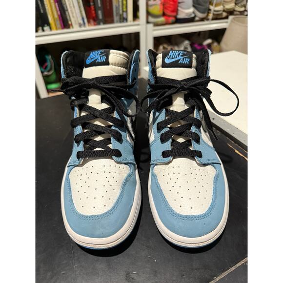 Nike Air Jordan 1 High OG UNC University Blue Women's Size 8 - Picture 3 of 8